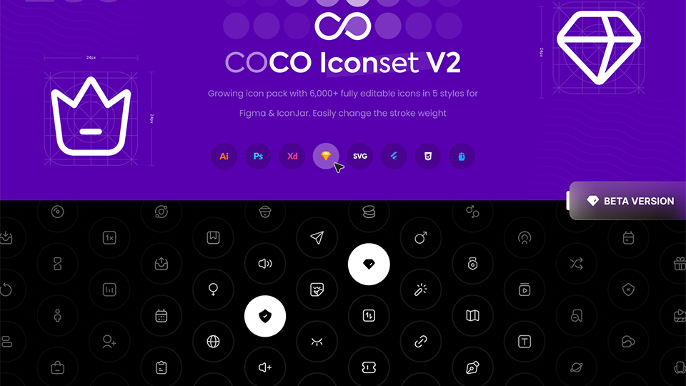 COCO V2 - 200 Icons 🔥